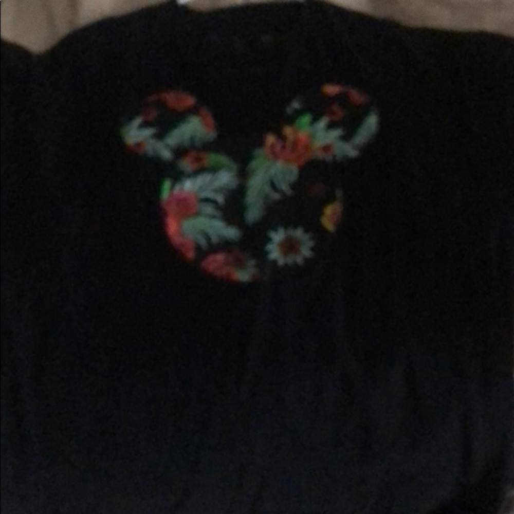 Black neff Mickey Mouse T-shirt